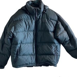 Polo Sport Mens Down Puffer Coat XL Green